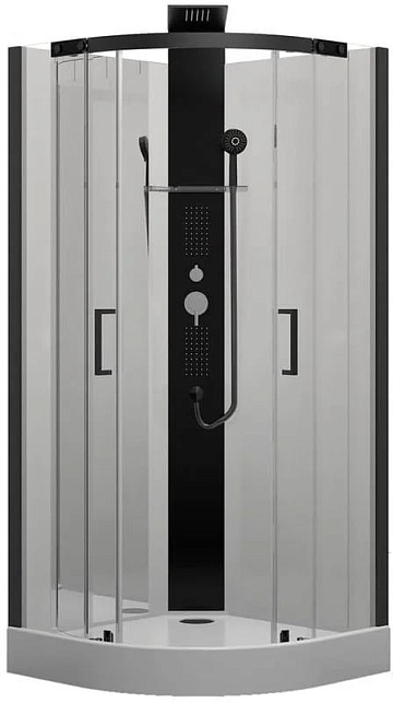 Душевая кабина Black&White Galaxy G8701 с низким поддоном, без крыши