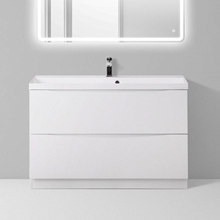 Тумба под раковину без столешницы BelBagno Marino 90 bianco lucido, напольная