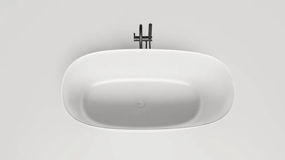 Ванна из искусственного камня Salini Sofia S-Stone 150x75 см, отдельностоящая, матовая белая, овальн Sancos — официальный сайт
