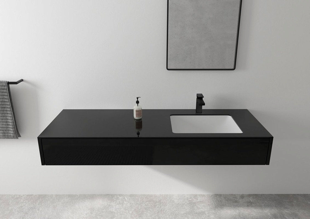 Смеситель для раковины Hansgrohe Vernis Shape 71569670 черный