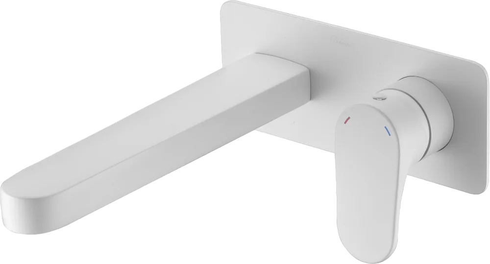 Смеситель для раковины Boheme Spectre 455-MW С ВНУТРЕННЕЙ ЧАСТЬЮ  белый Sancos — официальный сайт