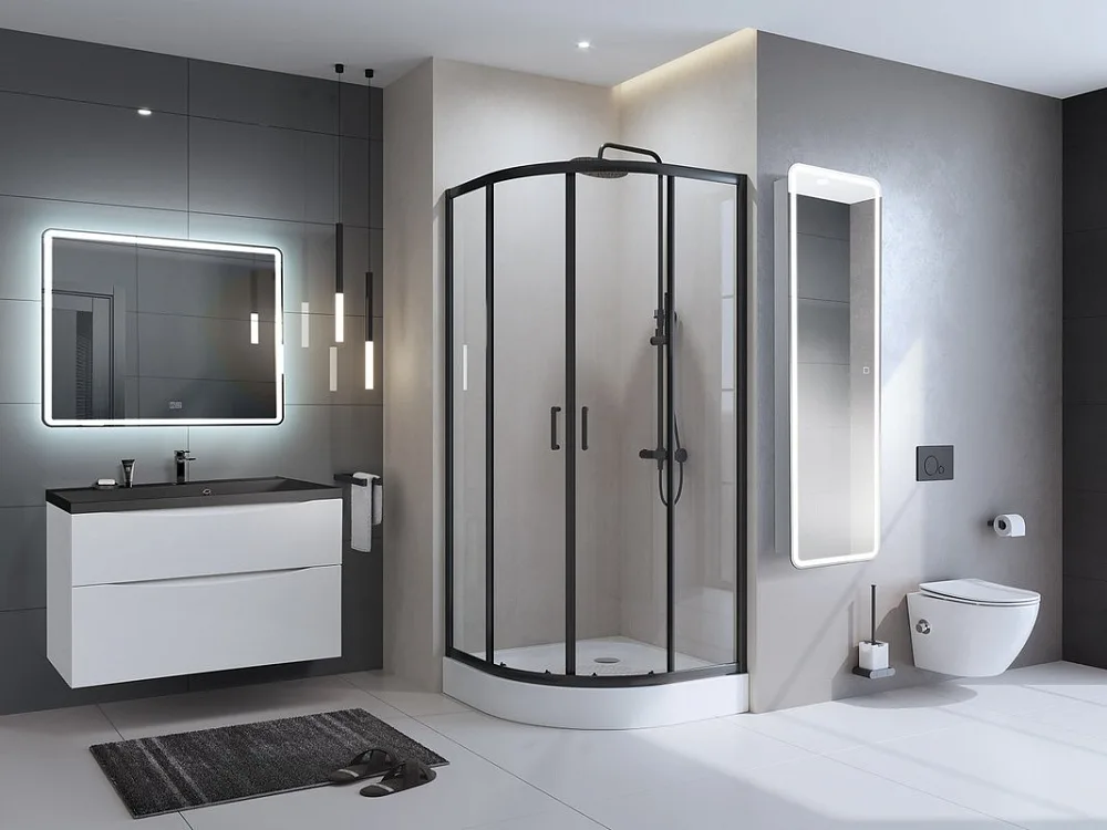 Шкаф-пенал для ванной BelBagno Marino SPC-MAR-450/1600-1A-LED-TCH универсальный с подсветкой Sancos — официальный сайт