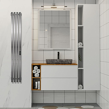 Полотенцесушитель электрический Indigo Style 4 PRO LSPRE120-18GFMRt graphite metallic