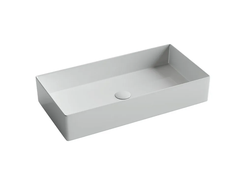 Накладная раковина Ceramicanova Element CN6071 белая глянцевая Sancos — официальный сайт