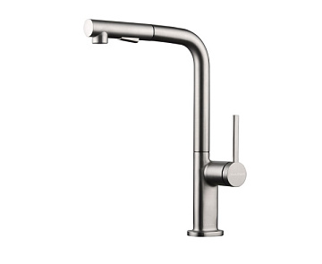 Смеситель для кухни Paulmark Neo Ne214419-BS, брашированная сталь