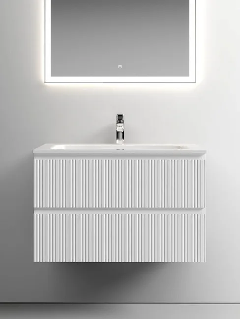 Тумба под раковину Sancos Snob T 80 подвесная Bianco (белый), SNT80W Sancos — Оригинал