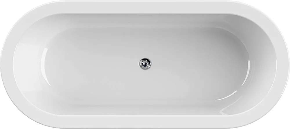 Акриловая ванна Cezares Slim SLIM CENTRAL-180-80-60-W37-SET 180x80 см, отдельностоящая, белая, оваль Sancos — официальный сайт