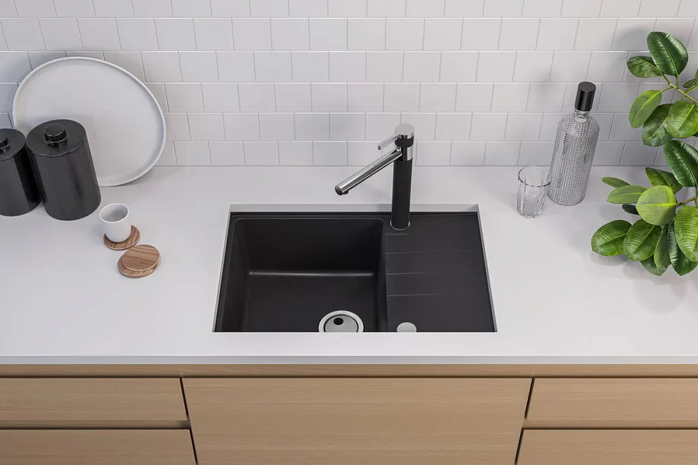 Мойка кухонная Alveus Intermezzo 40 1144968 carbon Sancos — официальный сайт