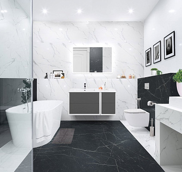 Мебельная раковина Cezares Bellagio L 106 см, bianco opaco
