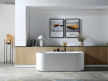 Акриловая ванна Abber 170x80 см, AB9310