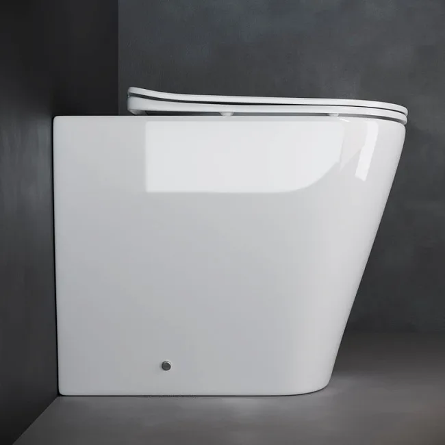 Унитаз приставной напольный Ceramicanova Highlight Rimless CN1812 Sancos — Оригинал