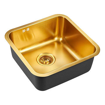 Мойка кухонная Emar PVD EMB-127A PVD Nano Golden