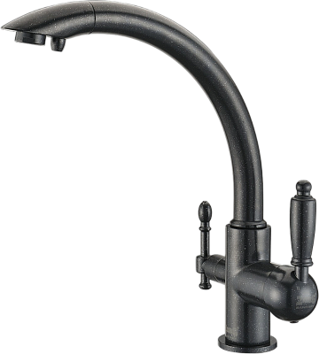 Смеситель для кухни Zorg Clean Water ZR 314 YF-33 черный металл