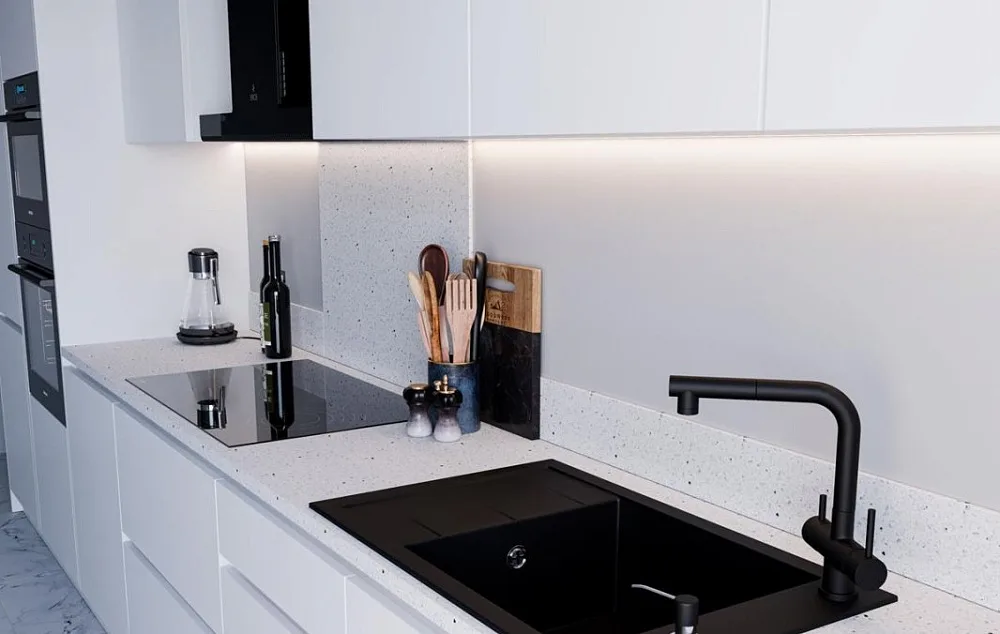 Мойка кухонная Emar Quartz EMQ-1780.Q, морион Sancos — официальный сайт