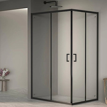 Душевой уголок RGW Passage PA-040B 1000x800x1950, профиль черный