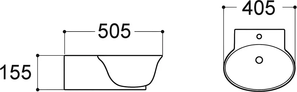 Мебельная раковина AQUATEK Классик AQ5040-00 Sancos — официальный сайт