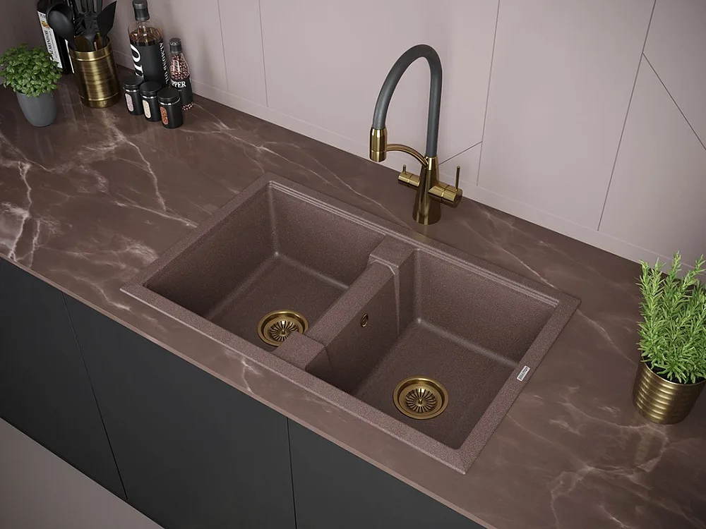 Смеситель для кухни Paulmark Siegen Si213111-G золото, с гибким изливом Sancos — официальный сайт