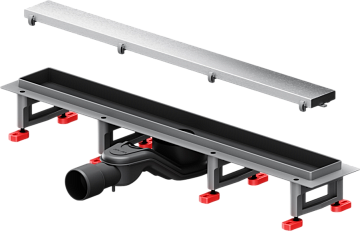 Душевой трап (лоток) AM.PM MasterFlow Tile 60 см, сталь матовая