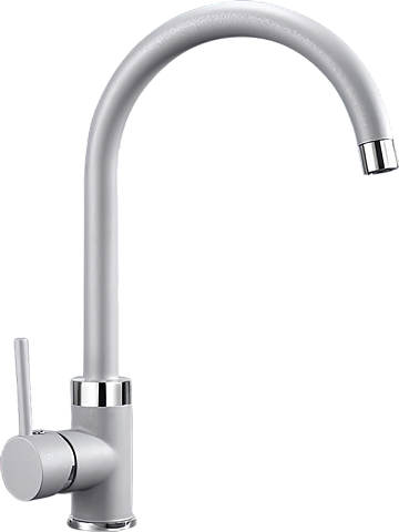 Смеситель для кухни Granula 2125, алюминиум