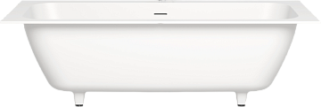 Ванна из искусственного камня Salini Orlanda Axis Kit S-Sense 180x80 см, встраиваемая, матовая белая