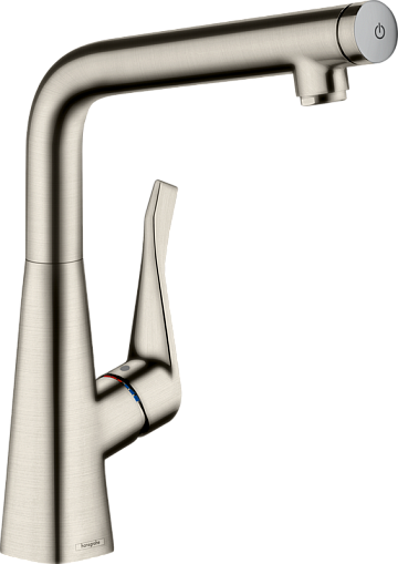 Смеситель для кухни Hansgrohe Metris Select M71 14785800 сталь