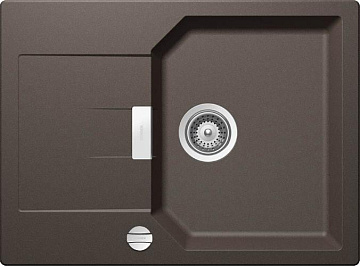 Мойка кухонная Schock Manhattan 45D Cristalite с клапаном-автоматом, инка