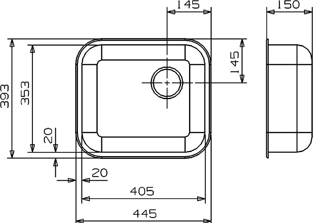 Мойка кухонная Reginox R18 4035 LUX OKG сталь Sancos — официальный сайт