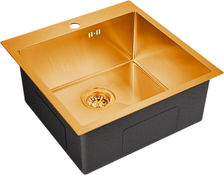 Мойка кухонная Emar PVD EMB-116 PVD Nano Golden