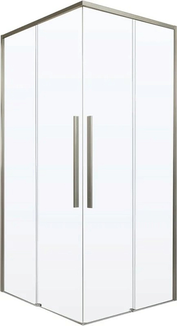 Душевой уголок Vincea Slim-N VSS-4SN8010CLBN 100x80, профиль брашированный никель