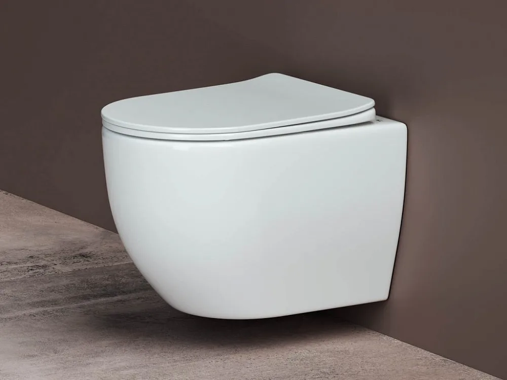 Унитаз подвесной Ceramicanova Mia Rimless CN1805 Sancos — официальный сайт