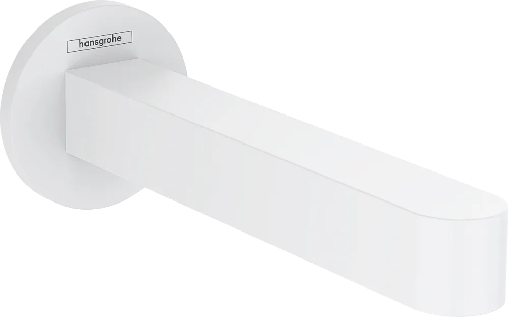 Излив Hansgrohe Finoris 76410700 для ванны, матовый белый Sancos — официальный сайт