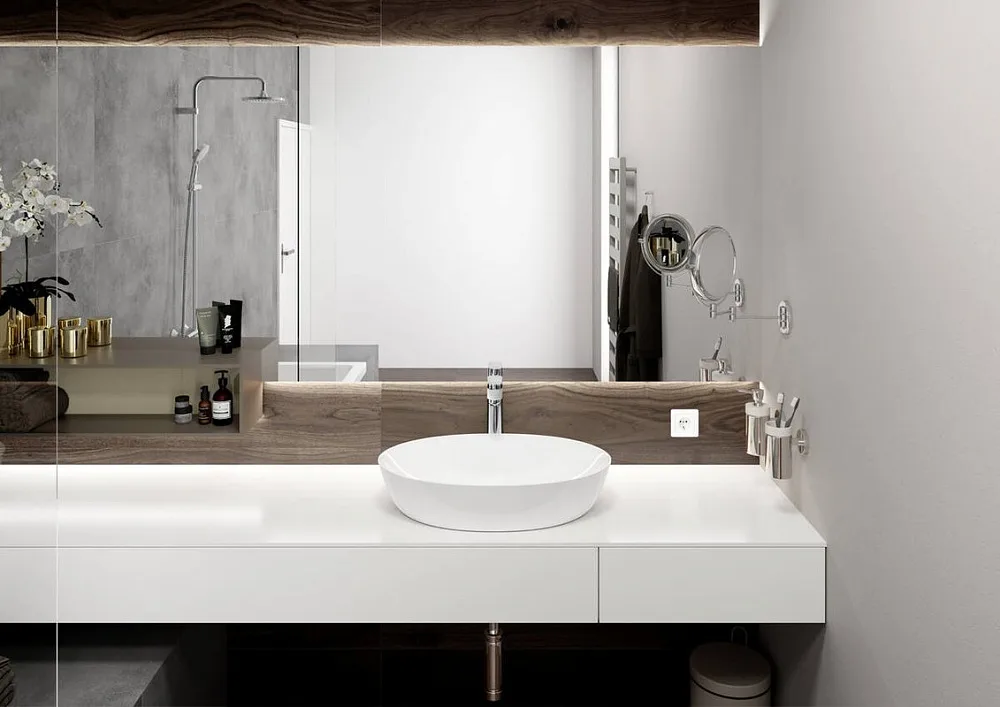 Смеситель для раковины Hansgrohe Vernis Blend 190 71552000 хром Sancos — официальный сайт