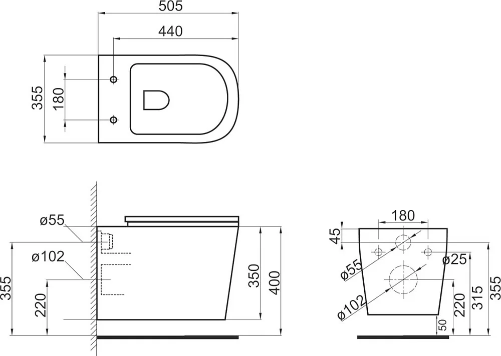 Унитаз подвесной BelBagno Veneto BB132CHR безободковый, сиденье BB128SC с микролифтом Sancos — официальный сайт