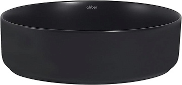 Накладная раковина Abber Bequem AC2109MB матовая черная
