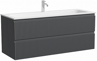 Тумба под раковину Sancos Snob R 120 подвесная матовый антрацит, SNR120MDH