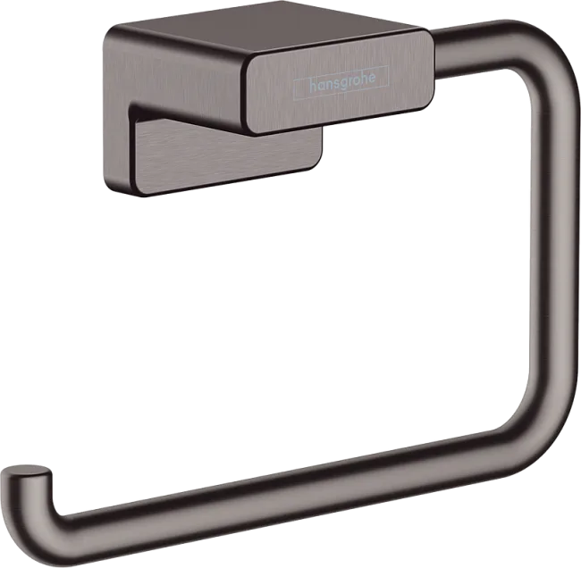Держатель туалетной бумаги Hansgrohe AddStoris 41771340 шлифованный черный хром Sancos — Оригинал