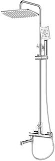 Душевая стойка BelBagno Acqua ACQUA-VSCM-CRM, хром