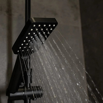 Душевая стойка Wasserkraft A27701, черная матовая