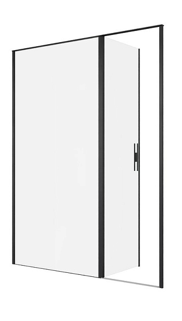Душевая дверь в нишу Allen Brau Priority 3.31039.BBA 160 см, профиль черный браш, стекло прозрачное 