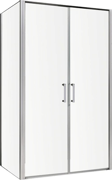 Душевой уголок Abber Sonnenstrand AG04100C-S100 100x100, профиль хром, стекло прозрачное