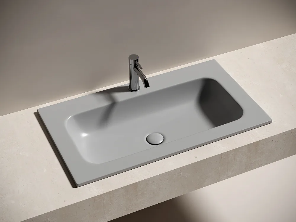Мебельная раковина Ceramicanova Grace CN7012MH антрацит матовый Sancos — официальный сайт