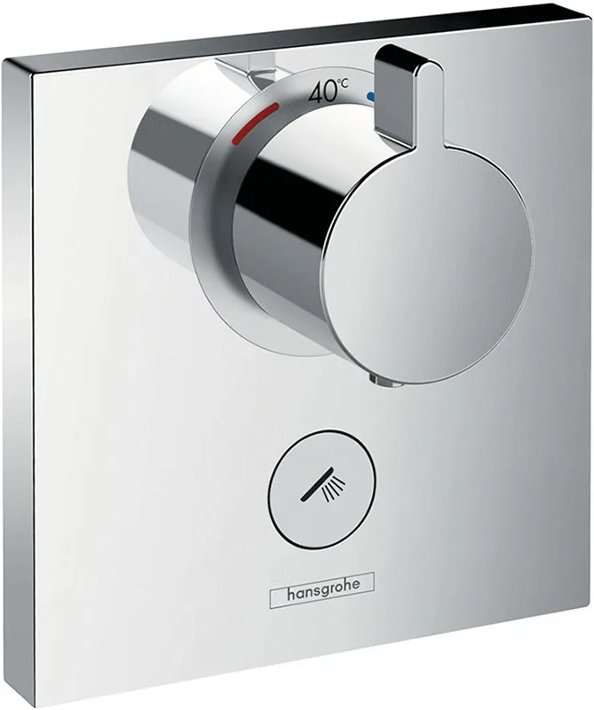 Термостатический смеситель встраиваемый Hansgrohe ShowerSelect Highfow 15761000, для душа, хром Sancos — Оригинал