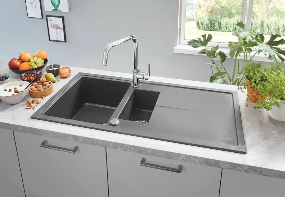 Смеситель для кухни Grohe Eurosmart 30567000 Sancos — официальный сайт