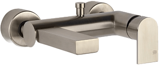 Смеситель для ванны с душем Gessi Emporio Via manzoni 38613, брашированный никель