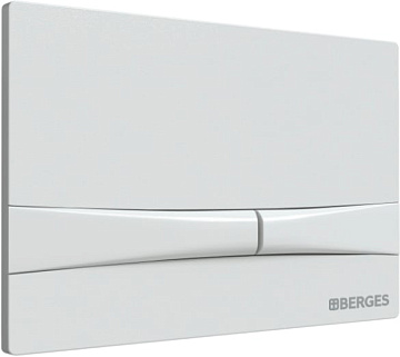 Система инсталляции для унитазов Berges Novum F4, с кнопкой смыва, белая soft touch
