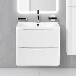 Тумба под раковину без столешницы BelBagno Acqua 70 подвесная, bianco lucido