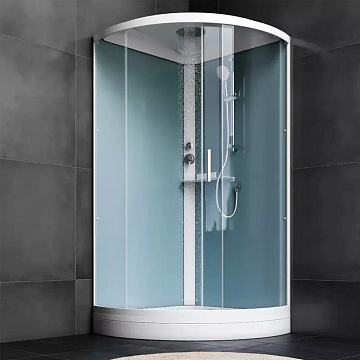 Душевая кабина AM.PM X-Joy W88C-401-100WT с крышей, белый
