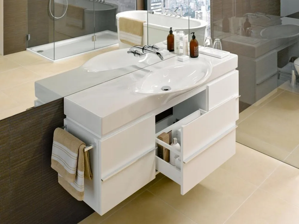 Мебельная раковина Laufen Palace 8.1170.4.000.104.1 Sancos — официальный сайт