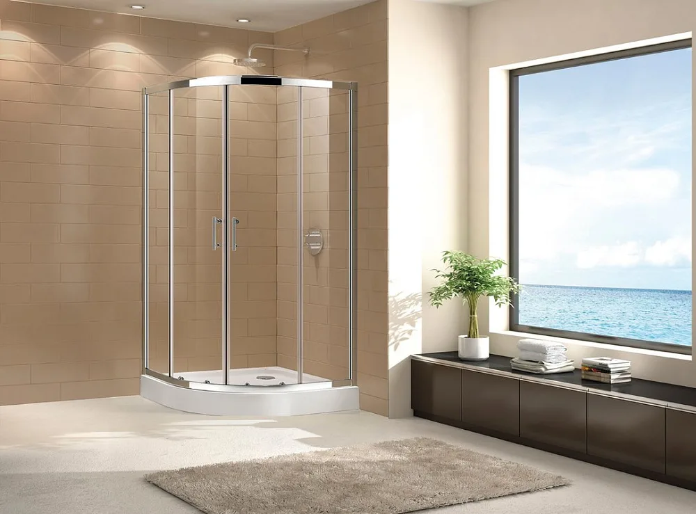 Душевой уголок Cezares Eco O-R-2 90x90, профиль хром, стекло прозрачное Sancos — официальный сайт