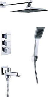 Душевой комплект Timo Tetra-Thermo SX-0199 /00, С ВНУТРЕННЕЙ ЧАСТЬЮ